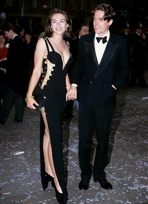 liz hurley versace dress 1994|versace pin dress scandal.